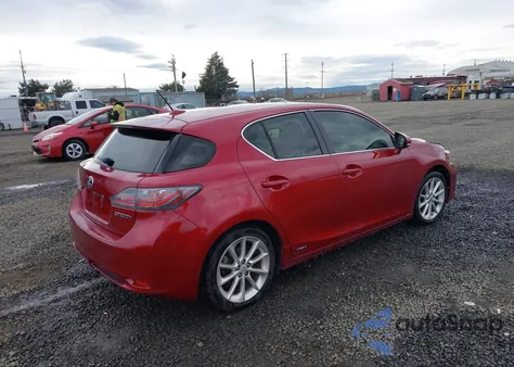 2012 Lexus Ct 200H Premium из США, поврежденный, VIN JTHKD5BH5C2074227